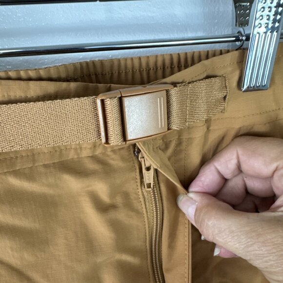 Eddie Bauer Men's XL Ripstop Tech Cargo Short Nylon UPF50+ Brown NWT 0606 - Picture 6 of 16